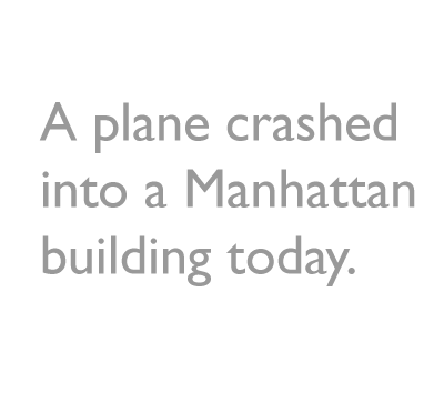 10.11.06 NYC New York City Manhattan building plane crash Yankee pitcher Cory Lidle October 10 2006
