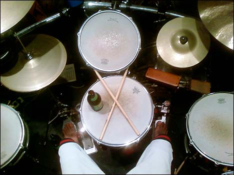 drum kit on hump day