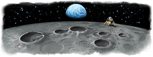 google moon landing