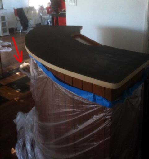 bar top bartop refinish re-finish squeakles squirks squoiselle shirley swirlins box factor