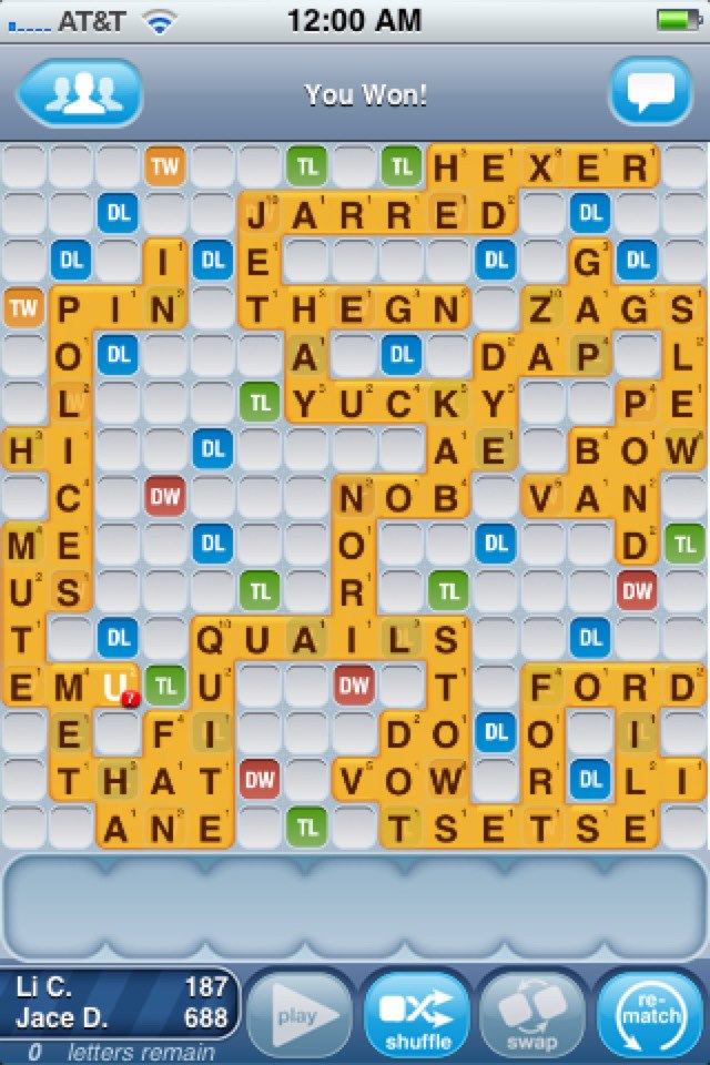words with friends scrabble