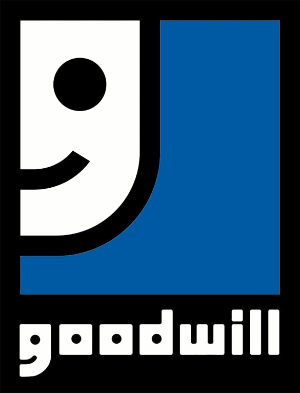 goodwill logo g smiley happy face illusion