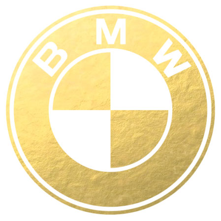 BMW gold and white