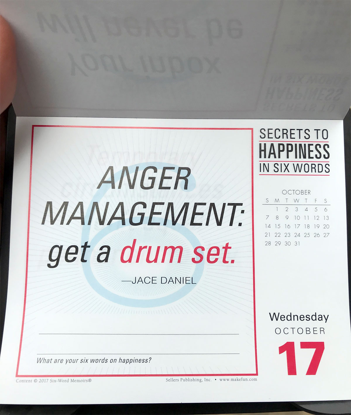 ANGER MANAGEMENT: Get a drum set
