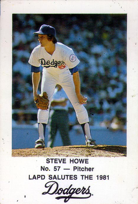 steve howe 1981 dodgers