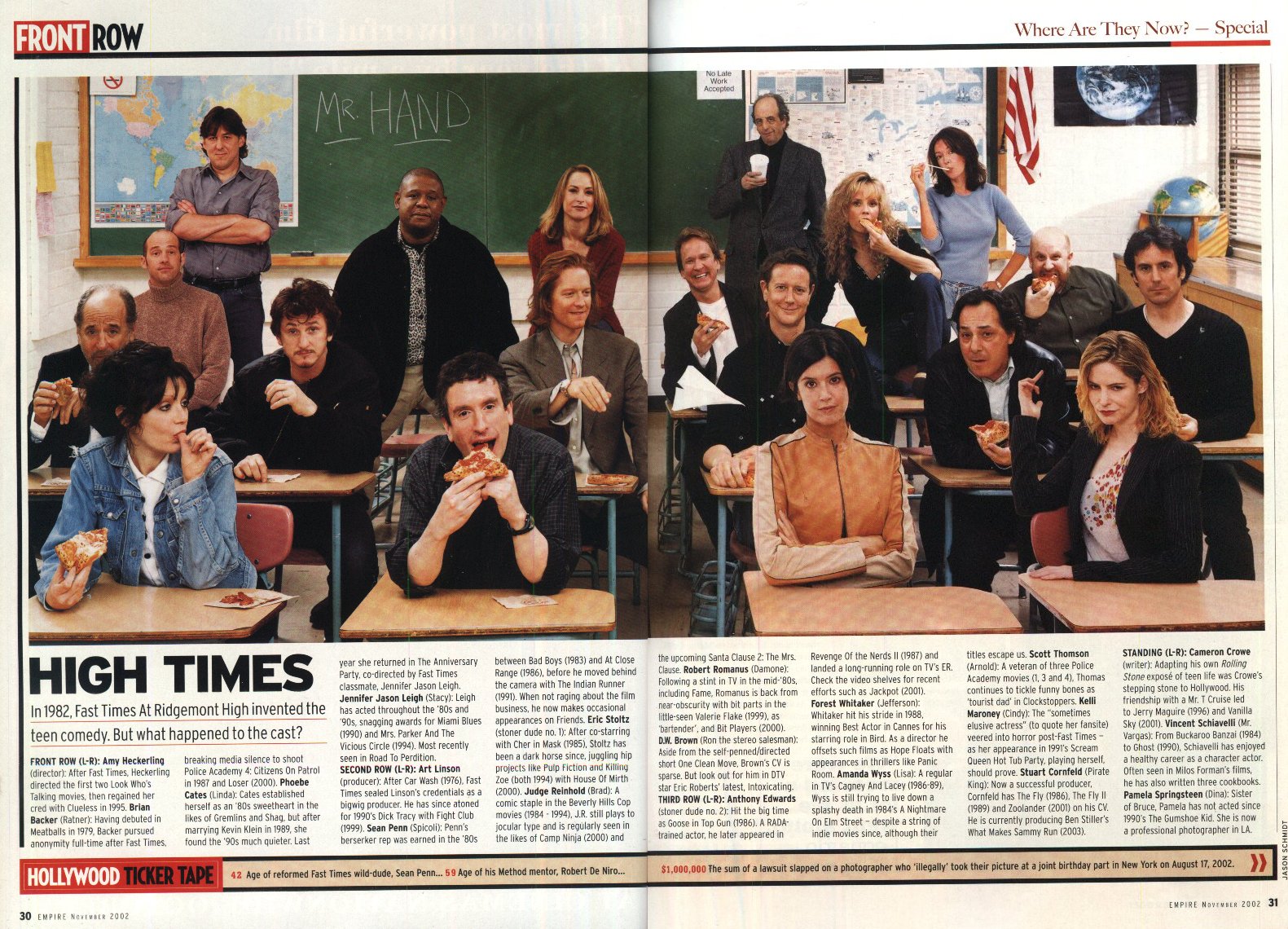 Fast Times At Ridgemont High Reunion Photo
