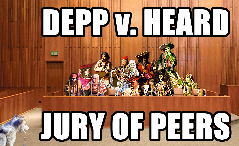 Johnny Depp vs. Amber Heard Jury of Peers Disneyland Pirates of the Caribbean