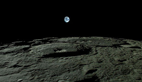 moon to earth