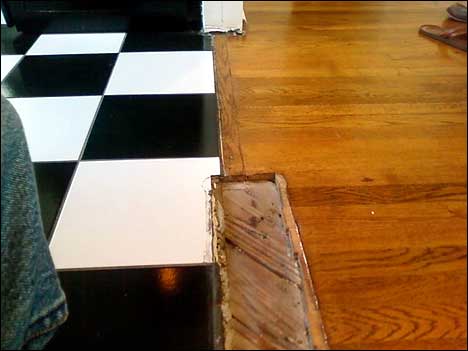 kitchen floor remodel