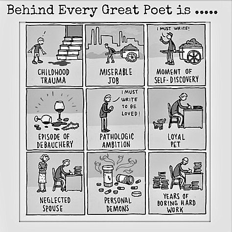 Behind every great poet is...