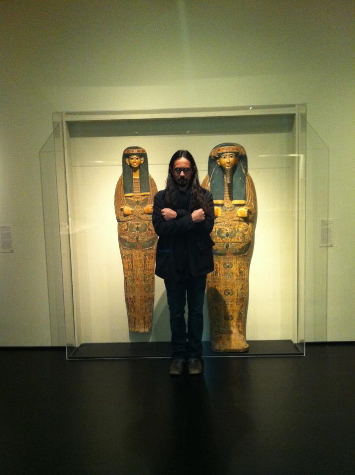 egyptian mummy statues LACMA museum