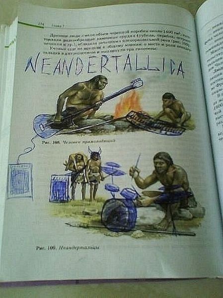 neandertallica metallica