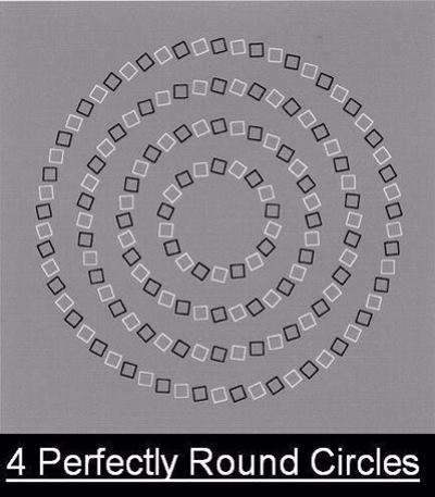 four perfect circles illusion